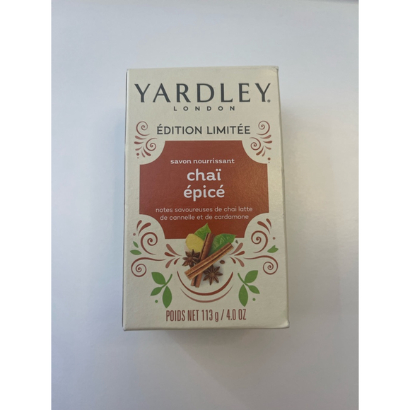 Yardley London Spiced Chai Soap Bar 4.0 oz - Limited Edition - Picture 1 of 4